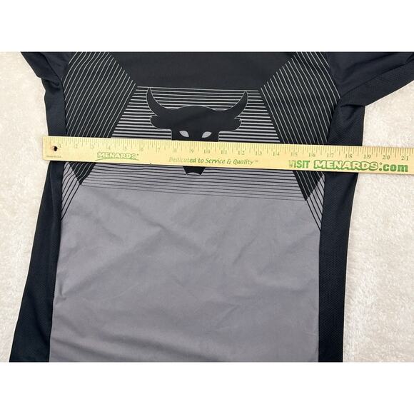 Under Armour Shirt Men’s Medium The Rock Blood Sweat Respect Long Sleeve Fitted - Picture 4 of 6